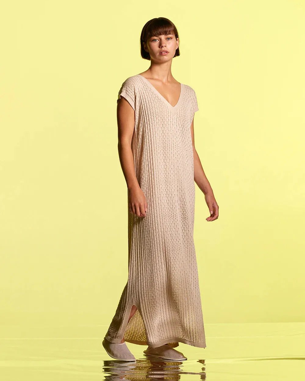Standard Issue Guipure Kaftan- Cotton - Oat