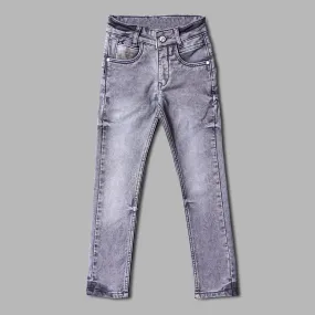 Stylish White Shaded Boys Jeans
