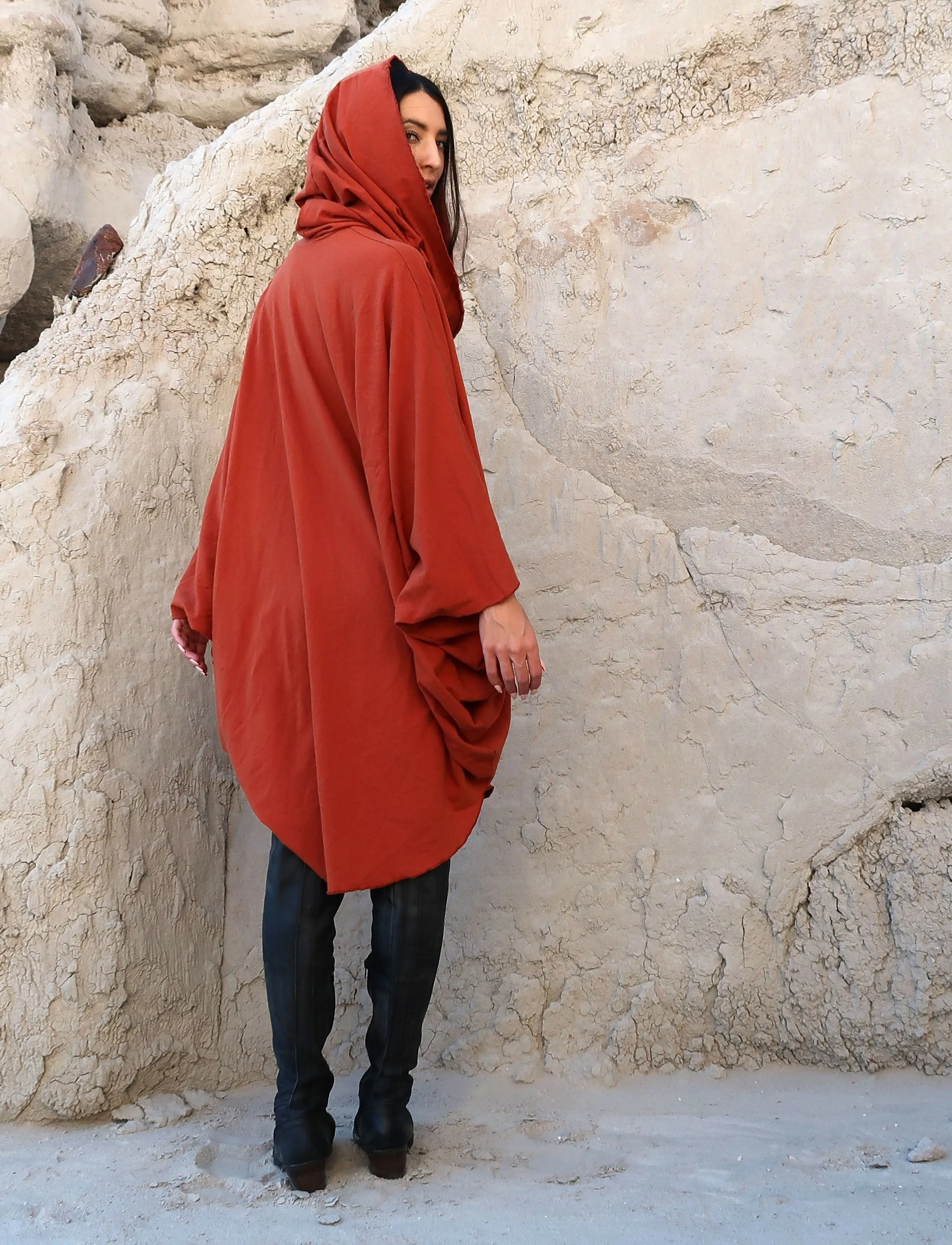 Super Cowl Aphrodite Short Kaftan