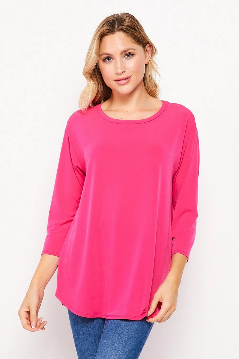 T10216ITY 3/4 Sleeve Tunic
