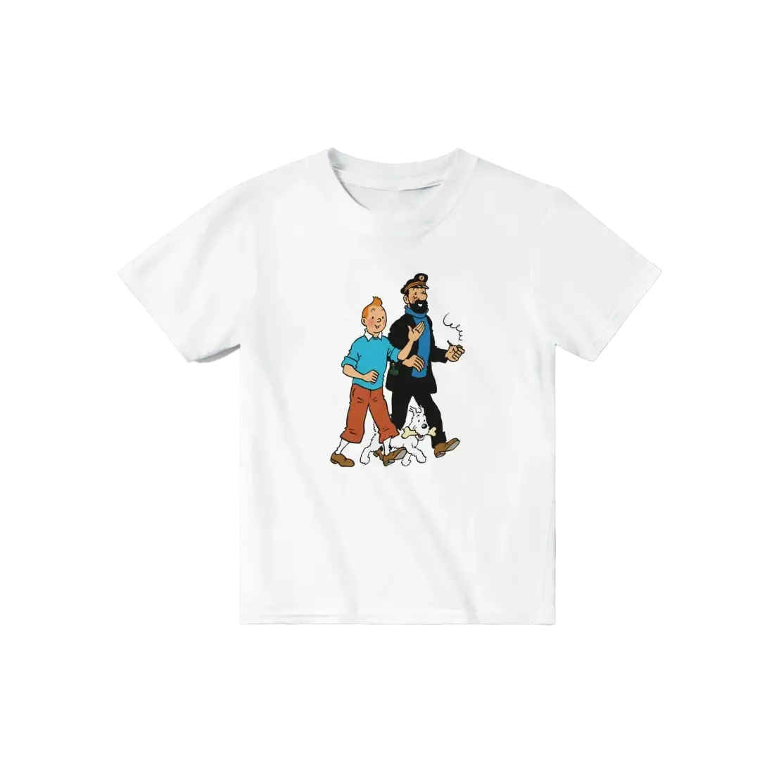 Tintin, Snowy and Captain Haddock Artwork T-Shirt