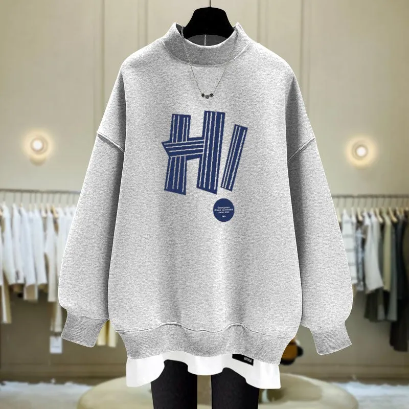 Turtleneck sweatshirt