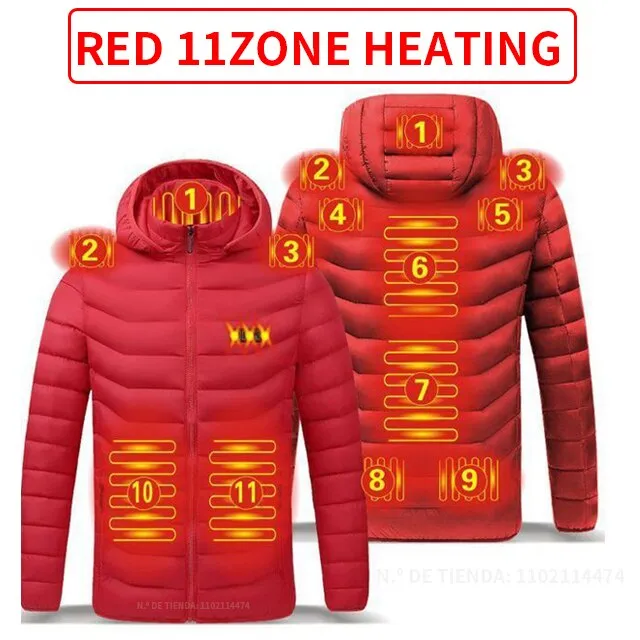 USB Electric Battery Hooded Jackets