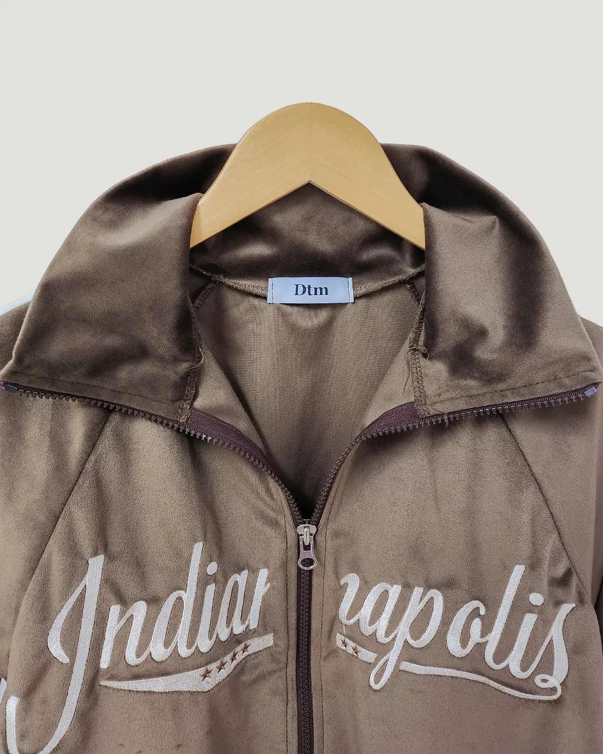 velvet track jacket