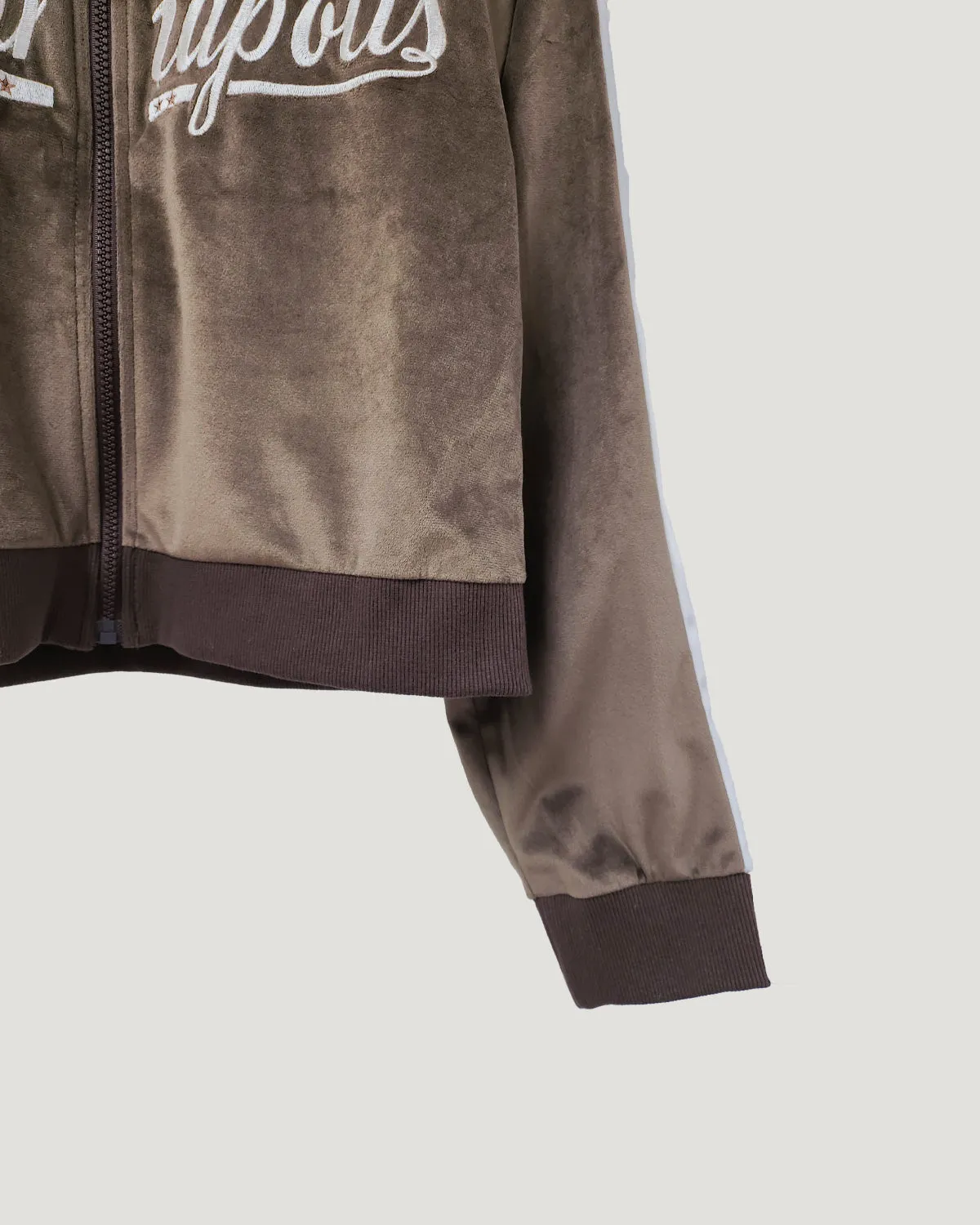 velvet track jacket