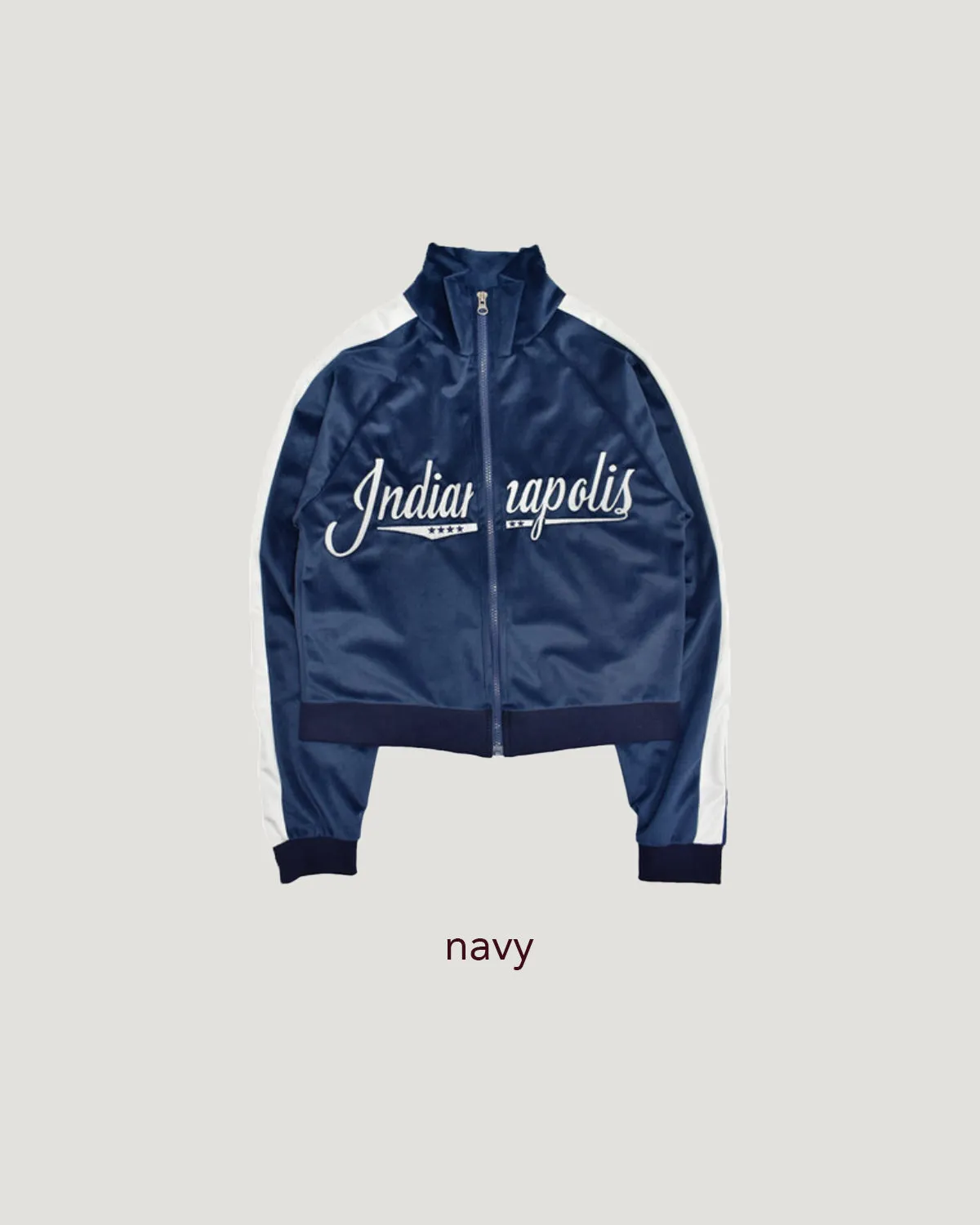 velvet track jacket