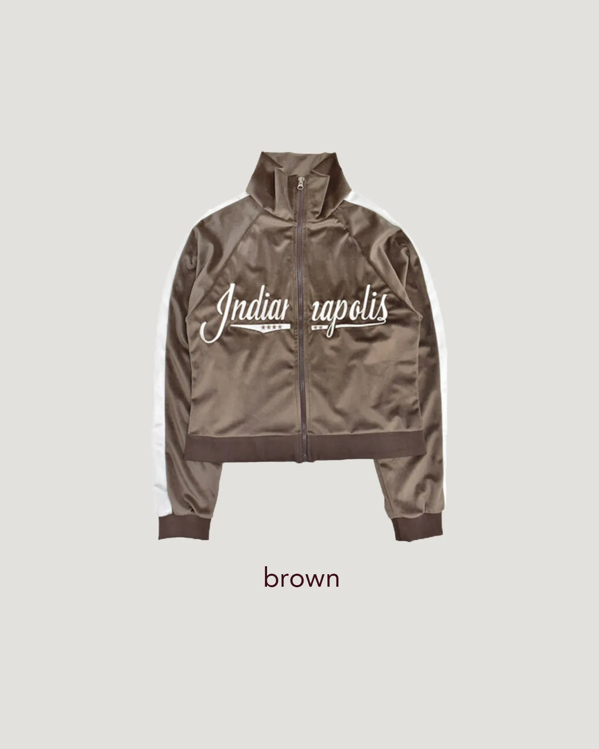 velvet track jacket