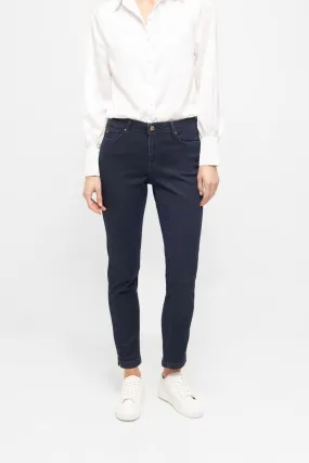 Vic High Stretch Jeans in Navy Blue