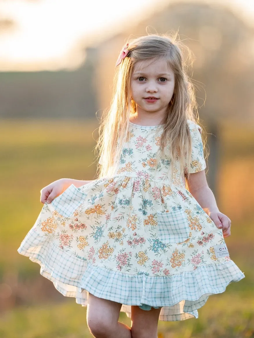 VINTAGE BLOOMS DRESS