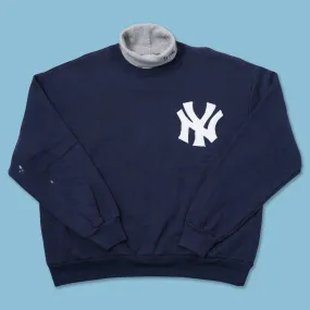 Vintage New York Yankees Turtleneck Sweater XLarge