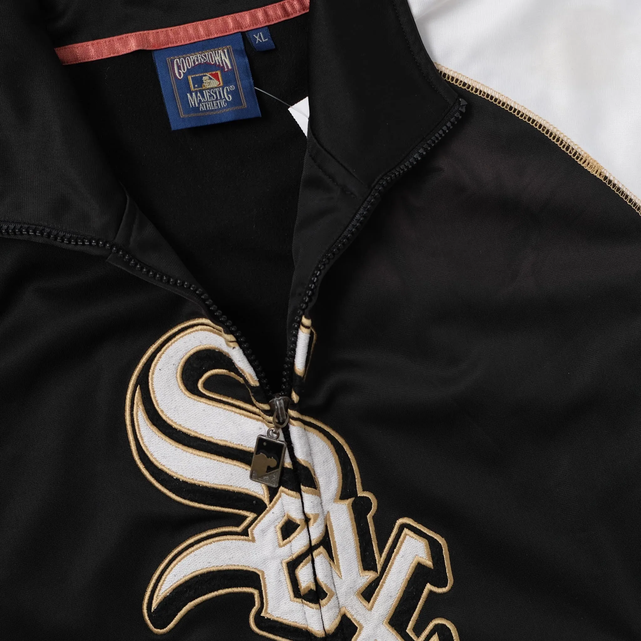 Vintage White Sox Track Jacket XLarge