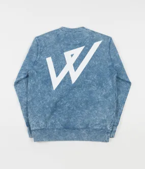 Wayward Acid Crewneck Sweatshirt - Blue