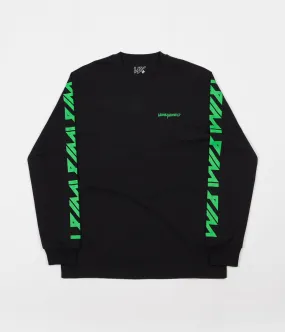 Wayward Neo Zipee Long Sleeve T-Shirt - Black