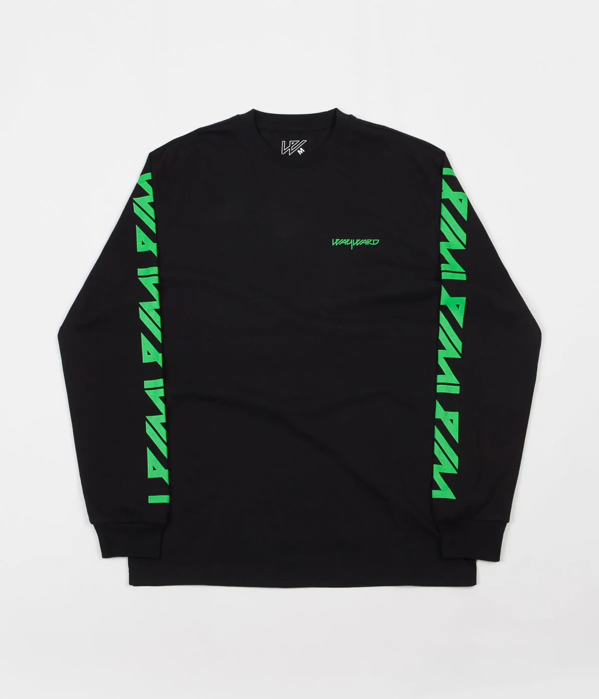 Wayward Neo Zipee Long Sleeve T-Shirt - Black