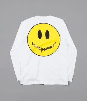 Wayward Smilee Long Sleeve T-Shirt - White