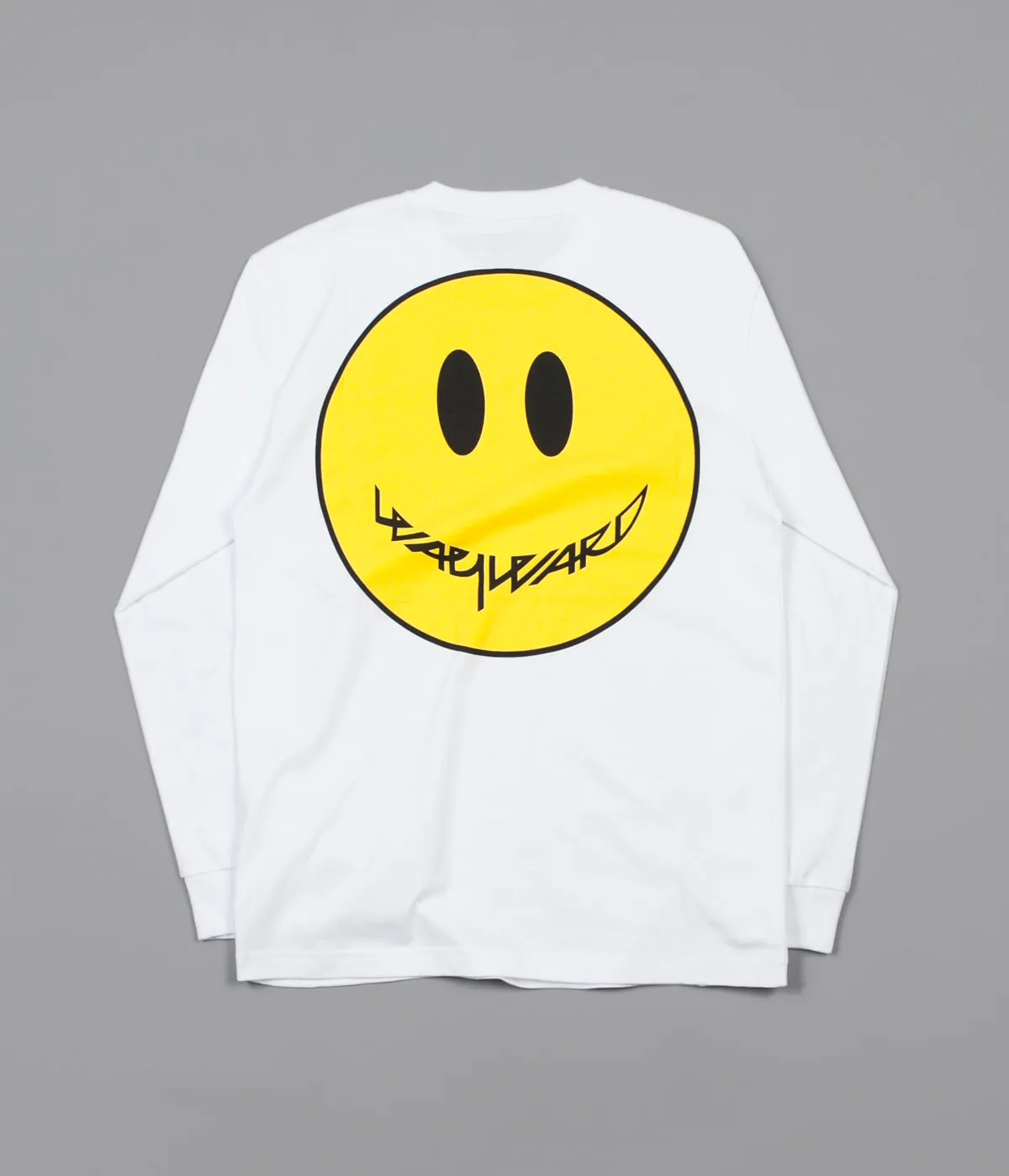 Wayward Smilee Long Sleeve T-Shirt - White