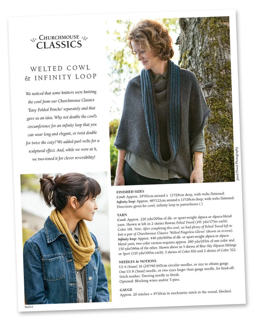 Welted Cowl Using Rowan Summerlite DK