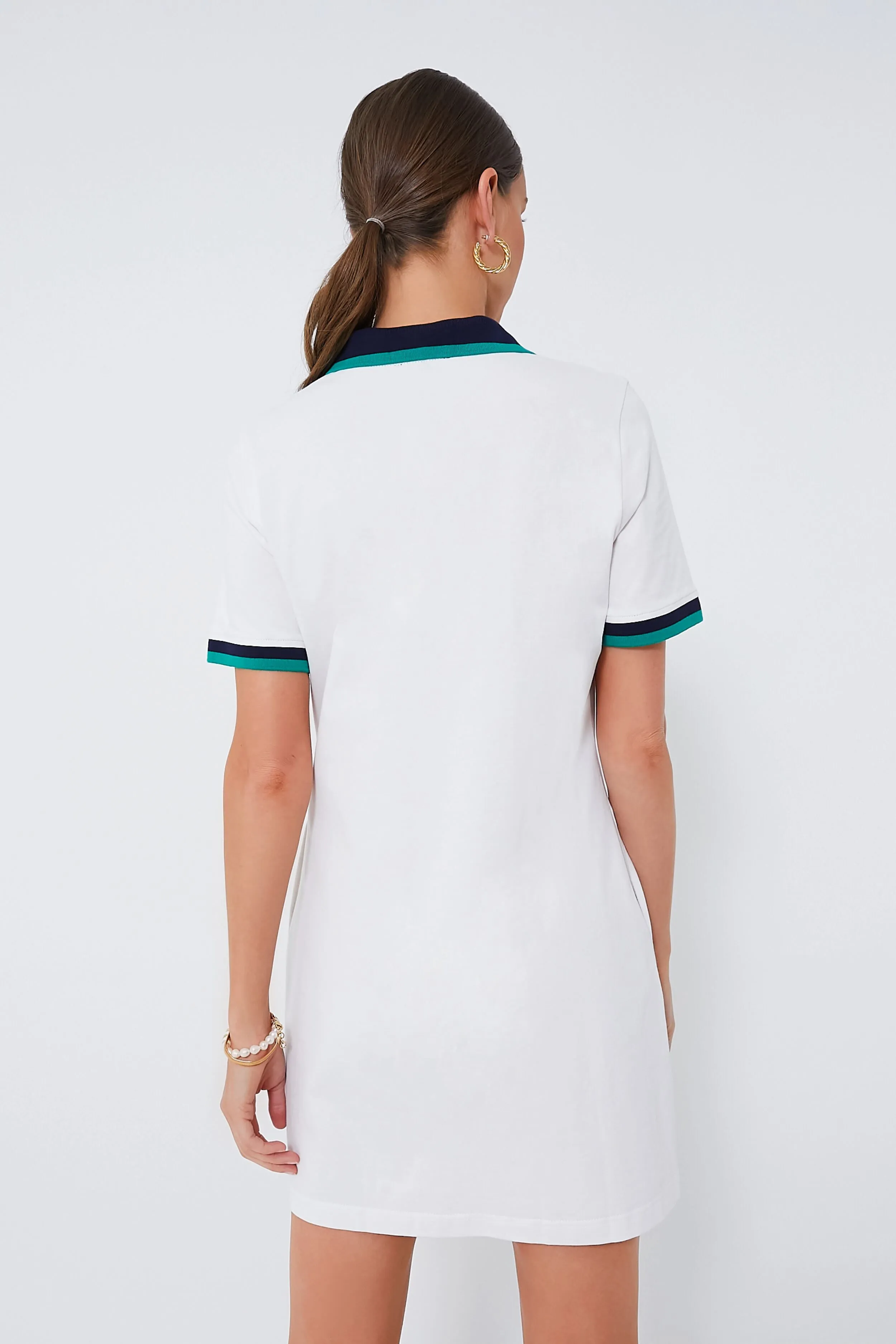 White Hutton Polo Dress