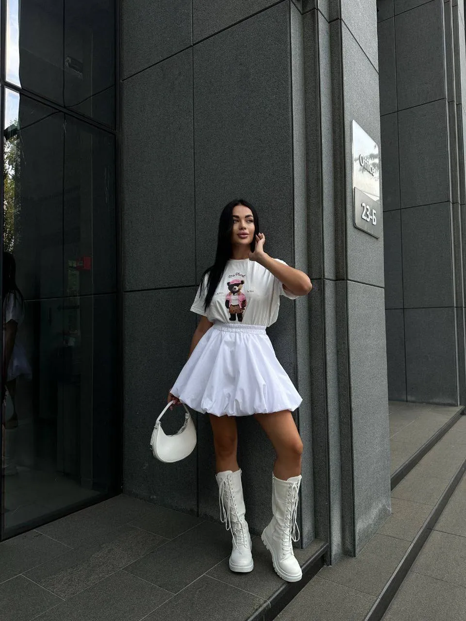 White skirt “Balloon”
