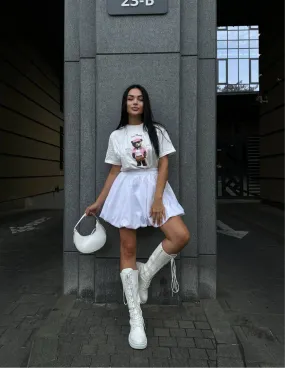 White skirt “Balloon”