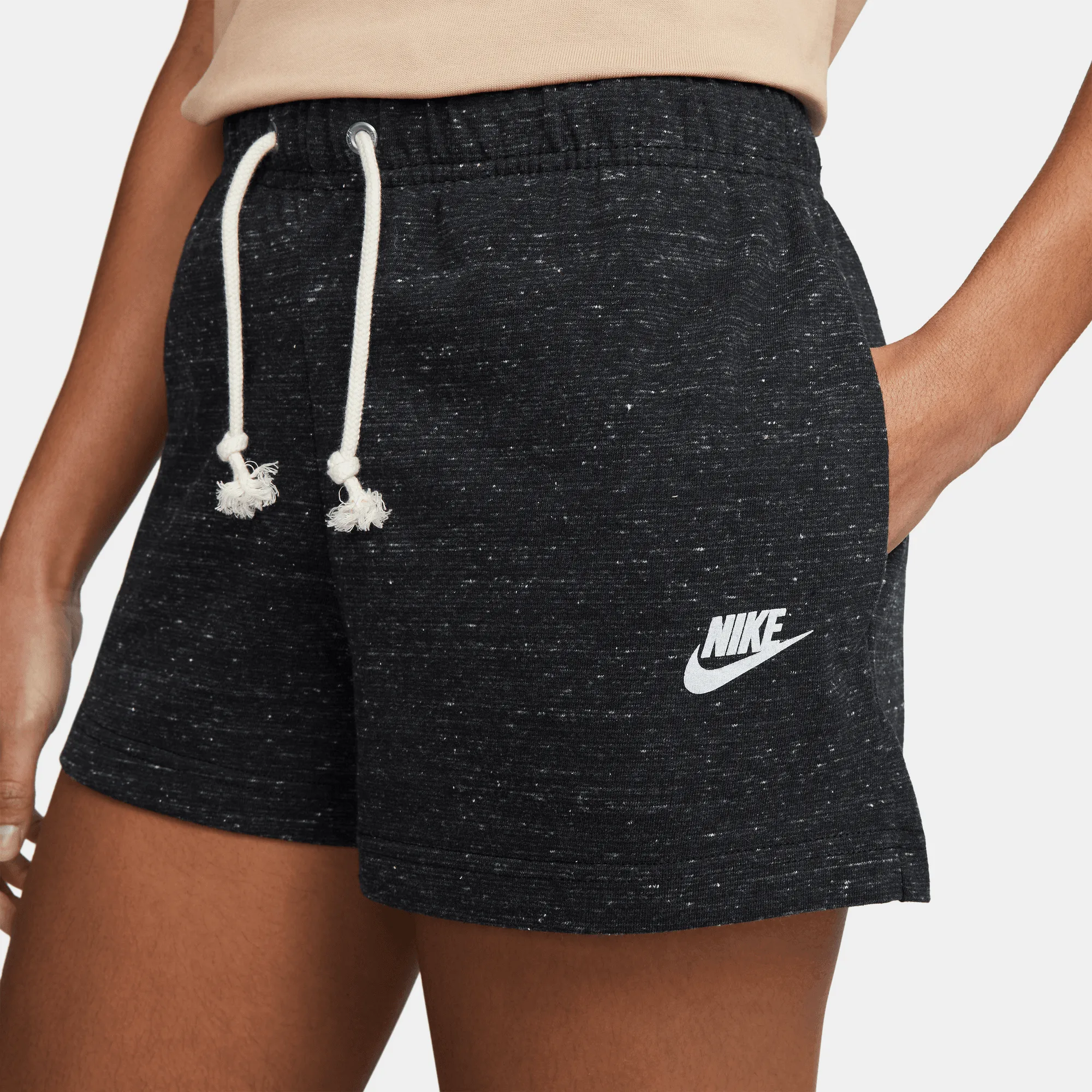 Womens Nike Sportswear Gym Shorts 'Black'