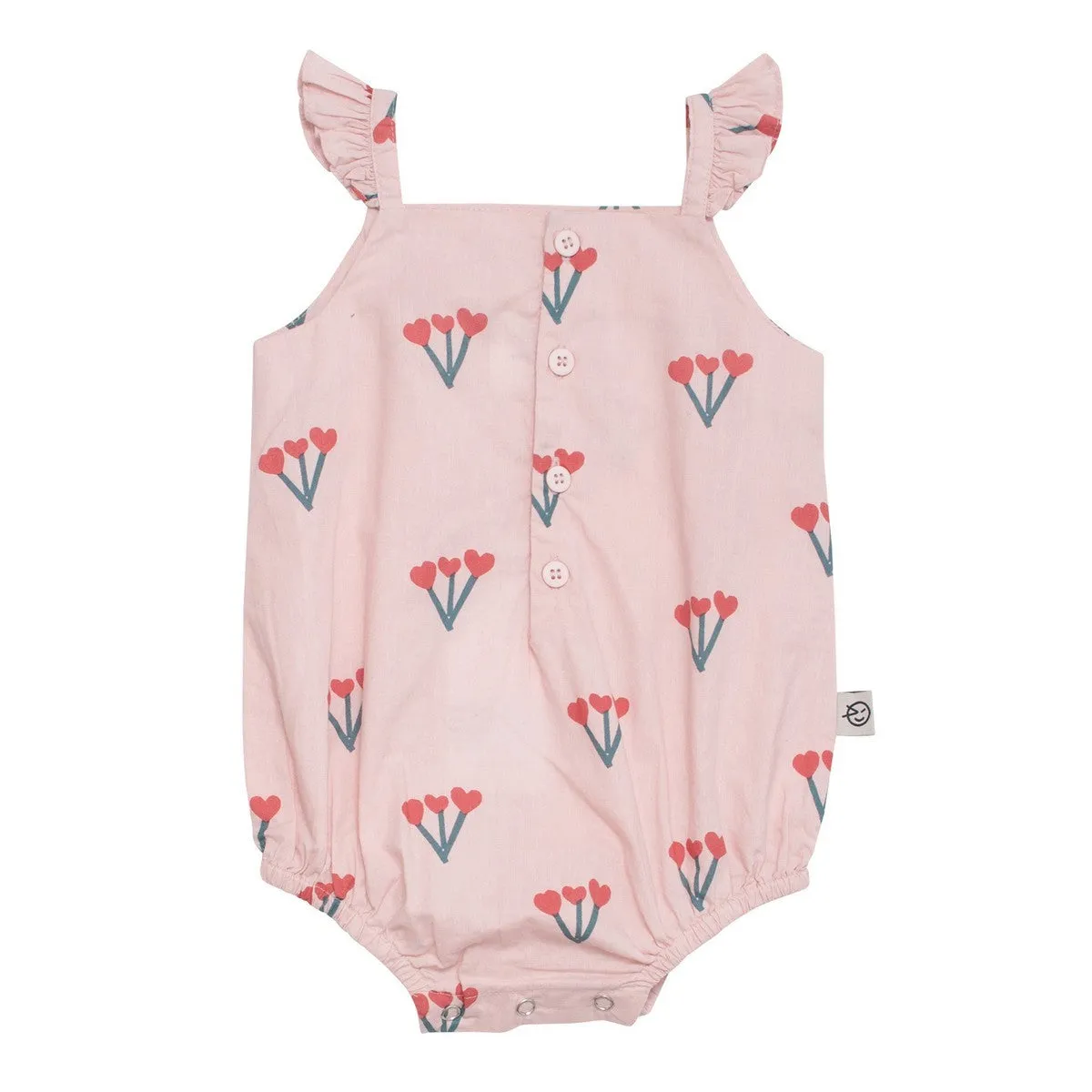 WYNKEN MUTED PINK CUORE ROMPER