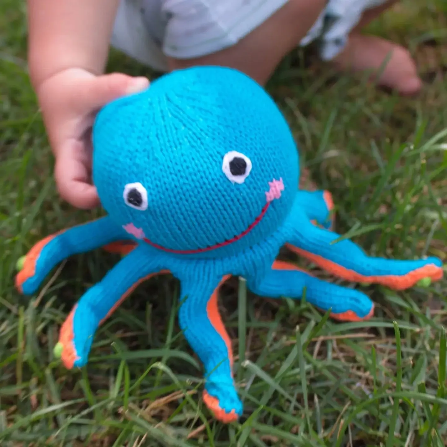 ZUB Oshin the Octopus Knit 6" Rattle