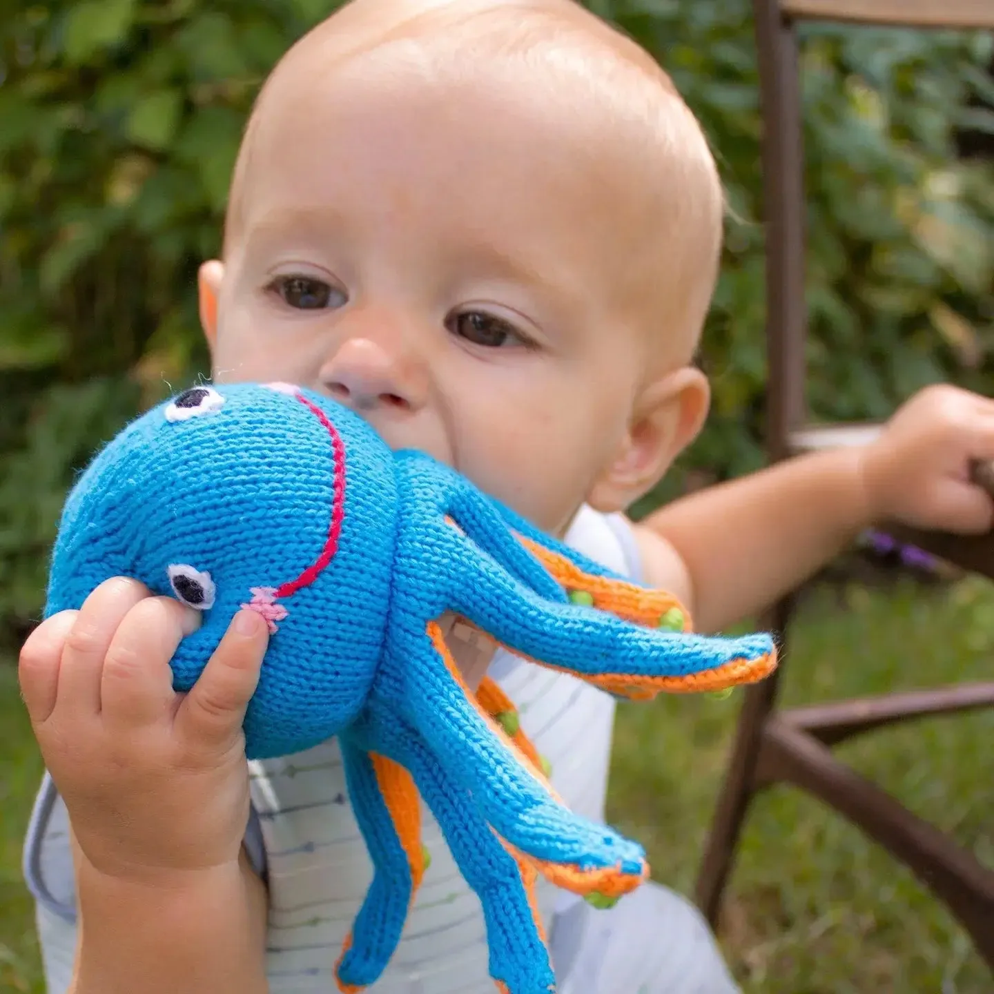 ZUB Oshin the Octopus Knit 6" Rattle