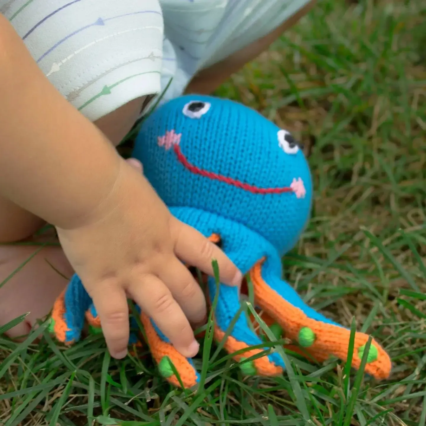 ZUB Oshin the Octopus Knit 6" Rattle