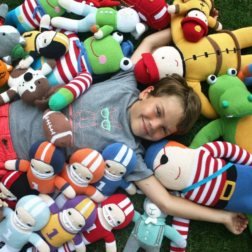 ZUB Phil the Football 5" Knit Rattle