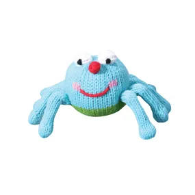 ZUB Stanley the Spider Knit Rattle: 5" Rattle